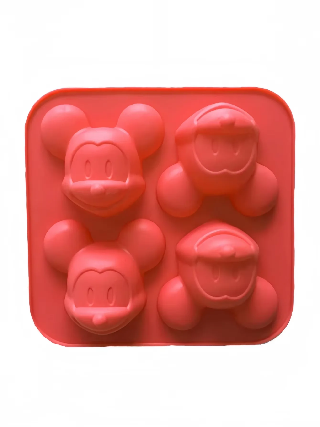 1pc HelloKittys Kuromi Cinnamoroll Siliconen Bakvorm 4-Cavity Food Grade Flexibele DIY Mold voor Cake Chocolade Desserts