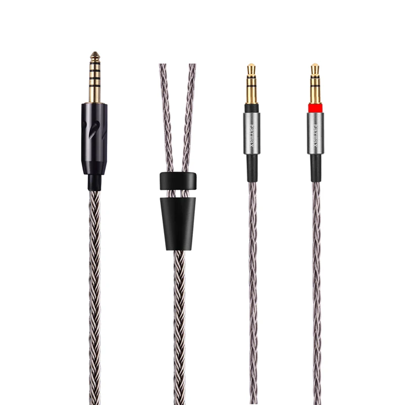 6N Headphones cable OCC Audio Cable 2.5mm/4.4mm balance For Philips Fidelio X3 /FiiO mp3 99%9997 Single crystal copper cable