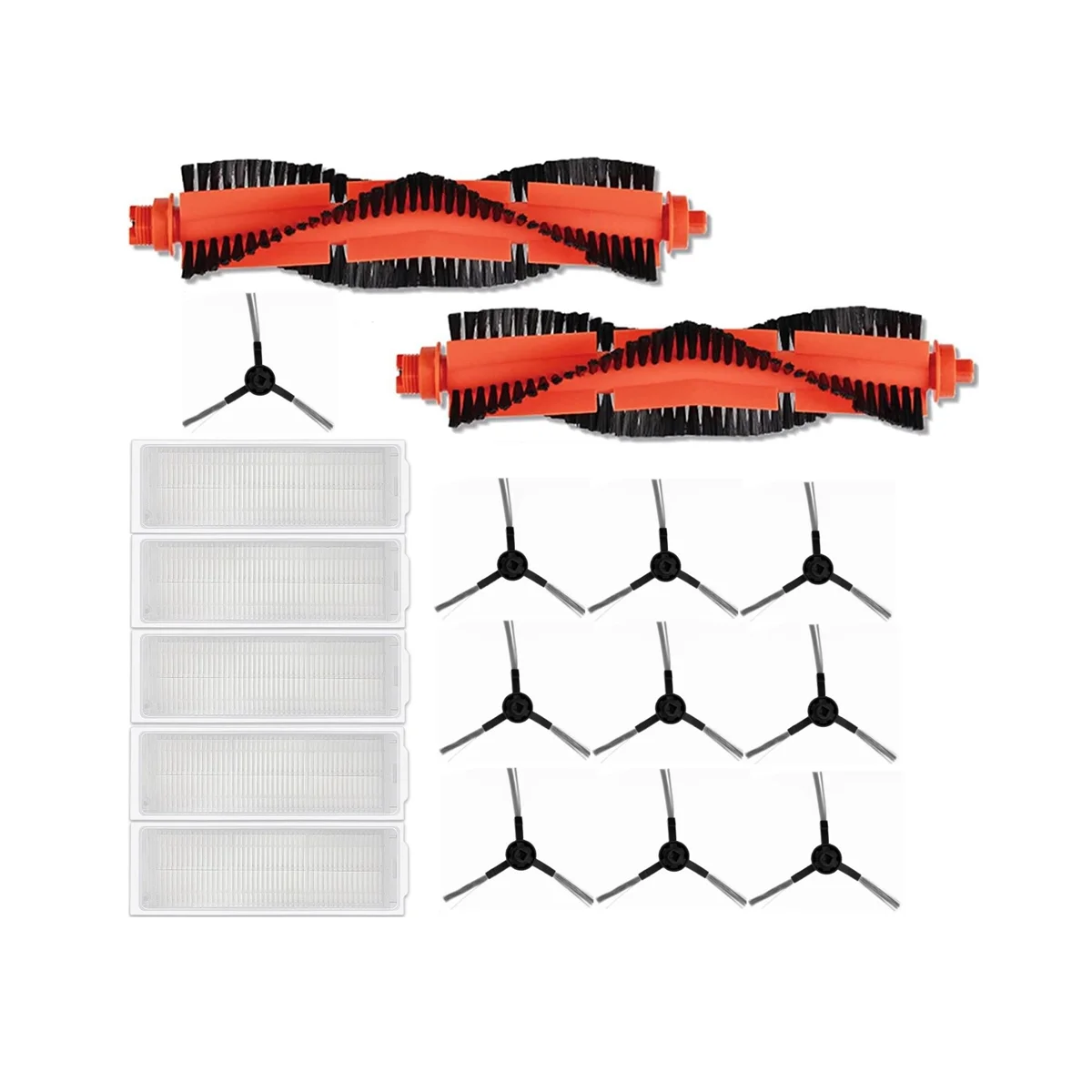 Szczotka rolkowa szczotki boczne zestaw filtrów nadaje się do próżni robota WVCR200S