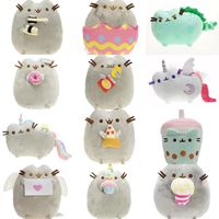 Pusheens Plushes Doll New Anime Kawaii Cute Cat Stuffed Animals Kids Bed Room Home Car Decoration Accessory Toys Children Gift