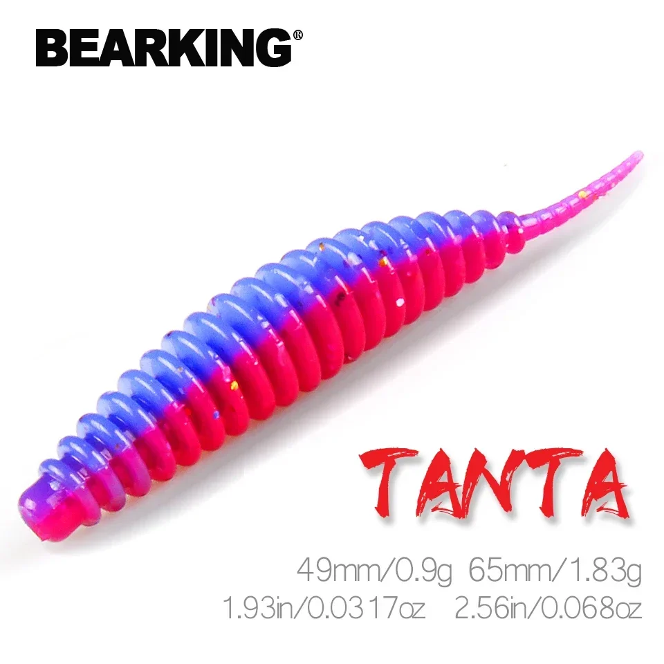 BEARKING 49mm 65mm Fishing Lure Soft Lure Shad Silicone Baits Wobblers Swimbait Artificial Leurre Souple Tanta isca artificial