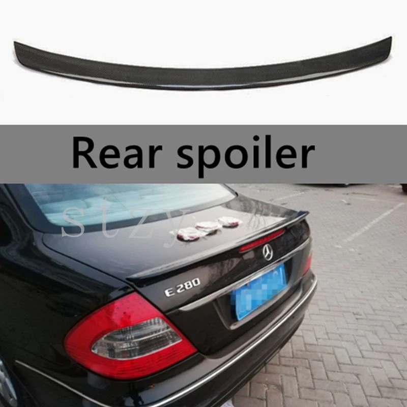 For Mercedes Benz E-Class W211 E180 200 260 300 320 240 230 280 35 Rear Roof Trunk Lid Spoiler Wings Car Tuning Accessories Part - view 5
