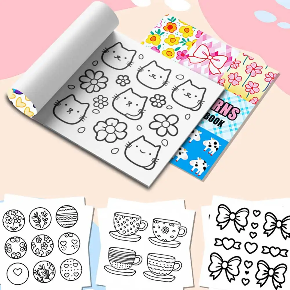 كتاب تلوين كرتوني مبتكر، كتاب رسومات الشعار المبتكرة لتخفيف التوتر والغطس الورقي للبالغين والمراهقين