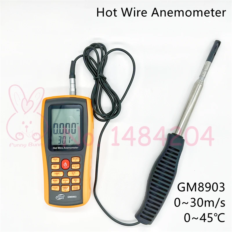 ตรวจสอบและแนะนำ Digital Anemometer GM8902 วัดความเร็วลมแบบแม่นยำ พร้อมพอร์ต USB สำหรับงานวิศวกรรมและทดสอบอากาศ