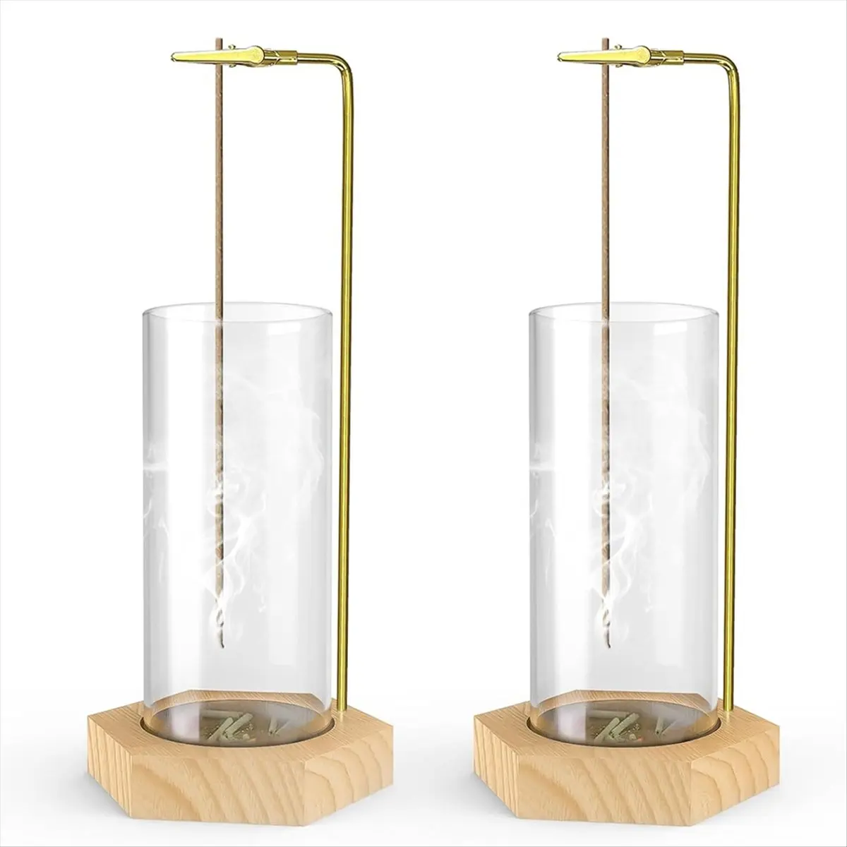 2 Pcs Incense Holder,Incense Burner, Insence-Stick Holder Mess-Free Incense Burner Holder, Ideal for Meditation, Yoga