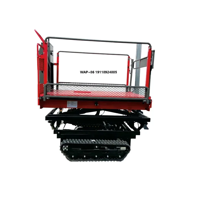 Compact Orchard Aerial Platform | Telescopic Fruit Picking Lift | Farm Work Elevating Machine