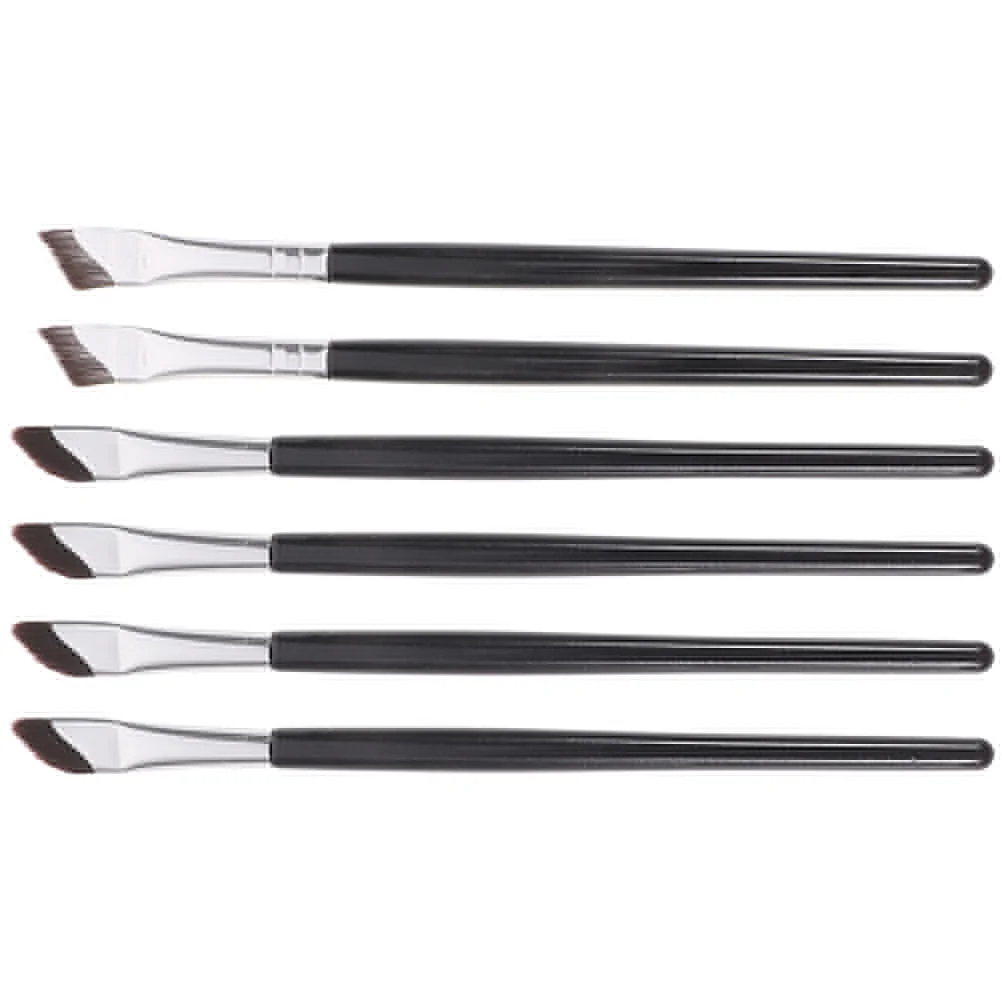 1 set Scythe Eyeshadow Brush Set Angled Eyeliner Concealer Precision Makeup Brushes for Eye Brow Under Eye Tools