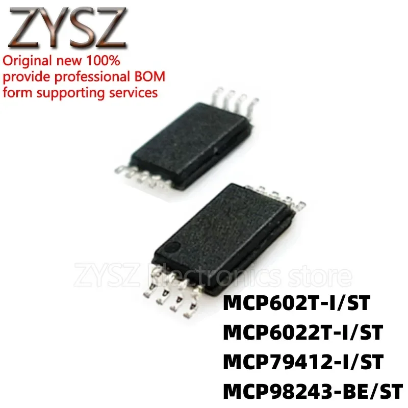 5PCS   MCP602T 6022 79412 98243-I -BE/ST TSSOP-8