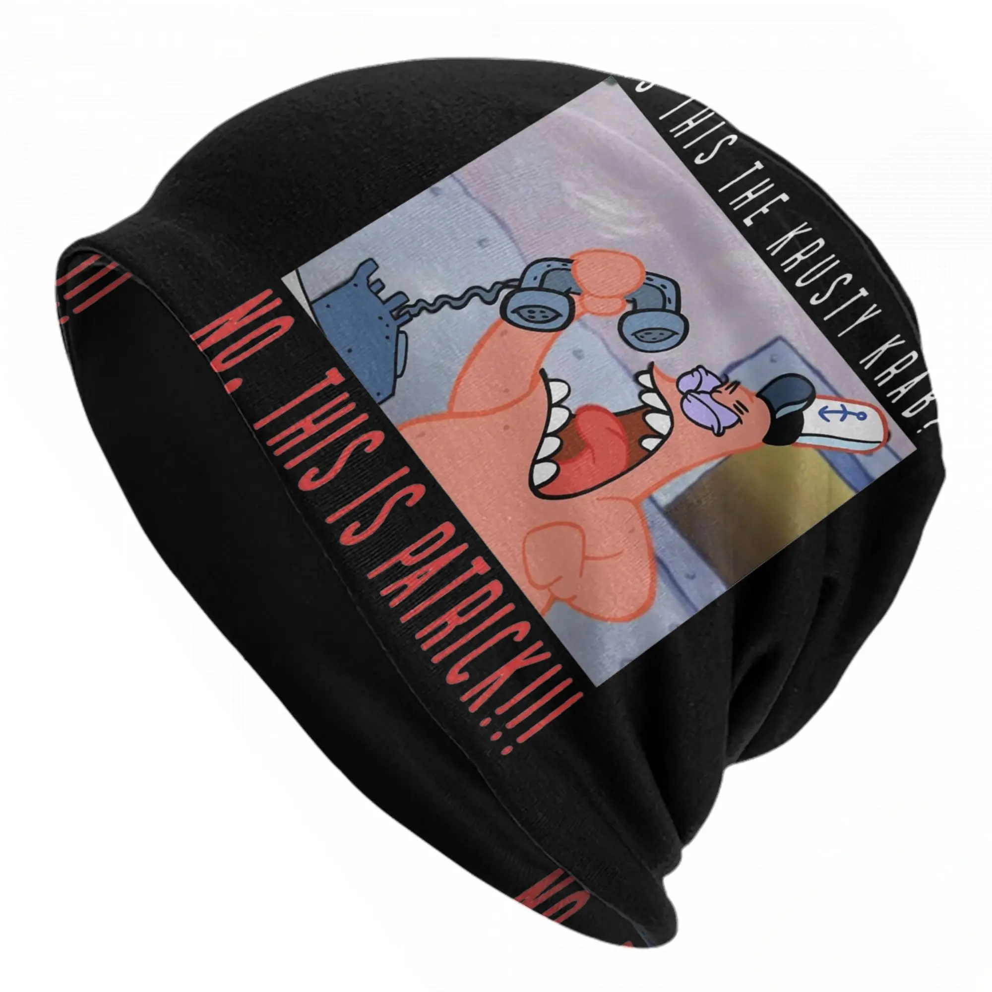 Spongebobed Caps  Fashion Men Women Street Skullies Beanies Hat Spring Warm Multifunction Bonnet Knit Hat