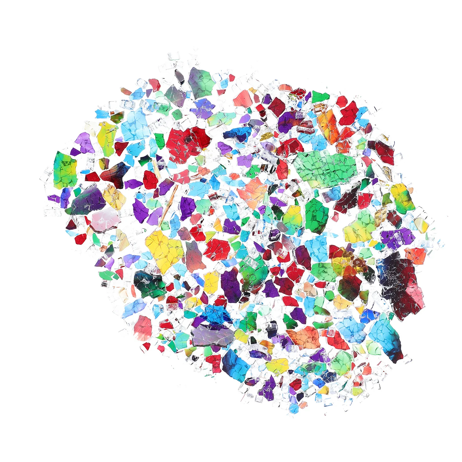 

5 Packs Mosaic Fragments Creative DIY Irregular Pieces Unique Wall Tiles for Crafts Making Accessories Colorful Ice Crack Pieces
