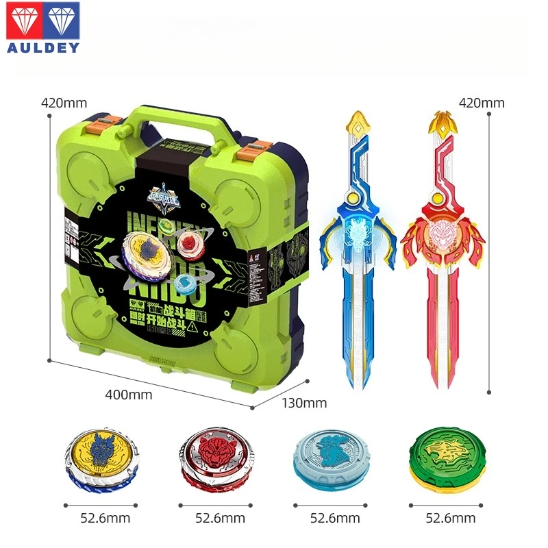

In Stock AULDEY‌ Original Hurricane Battle Soul Sword Spinning Gyro Battle Box Set Can Be Used To Collect Holiday Gifts