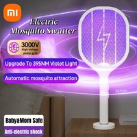 Xiaomi 3000V Long-handled Electric Mosquito Swatter 2-in-1 Rechargeable versatile Automatic Mosquito Killer for House New 2025
