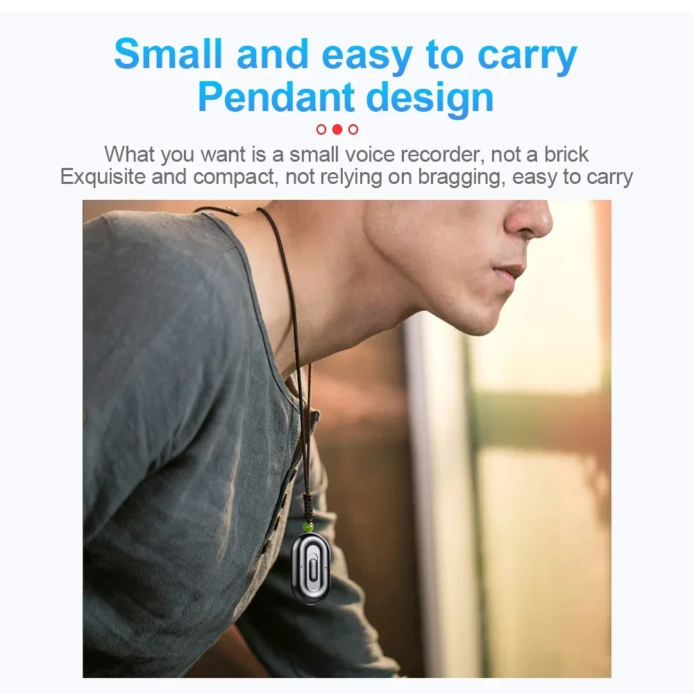 مسجل صوت 500 مللي أمبير 65 ساعة وقت تسجيل طويل الاستعداد مشغل MP3 صغير محمول المغناطيسي المنشط صوت تسجيل الصوت Keychian #5