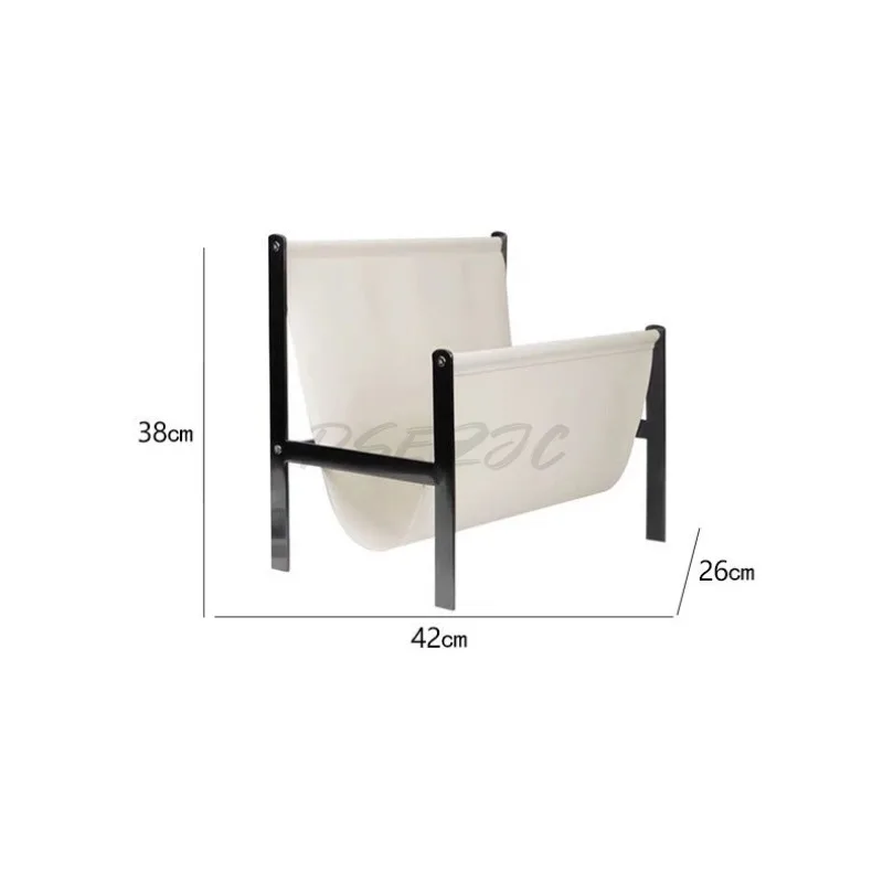 Light Luxury Floor To Ceiling Magazine Rack Hotel Study Living Room Storage Rack Model Room Home Soft Decoration Newspaper Rack