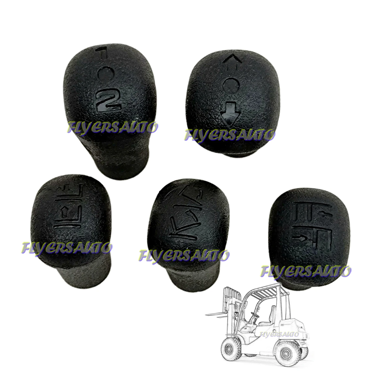 

Forklift hydraulic lever plastic handle for TOYOTA Mitsubishi FORKLIFT Left/right/up/down/tilt/1st gear 2nd gear/up/down