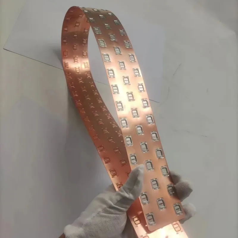 2PCS 21700 cell 3P copper-nickel composite link sheet 18650 0.3mm copper strip electric copper-nickel aluminum lead 32700 0.8M