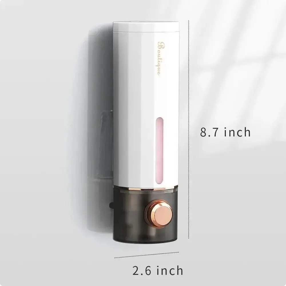 Non-Perforating Soap Dispenser Hand Sanitizer Wall Hanger Press Dispenser Home Hotel Shower Gel Shampoo Box Wall Mount