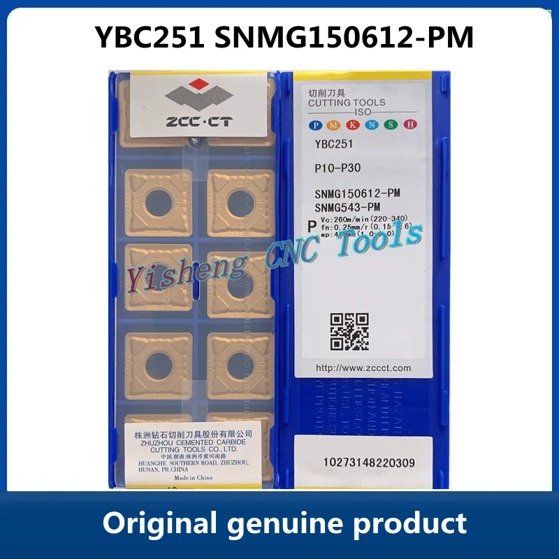 FREE SHIPPING Original ZCC Original  SNMG150612-PM YBC151 YBC251 YBC252 YBC351 YBD151 YBD152  Turning Tool  of CNC