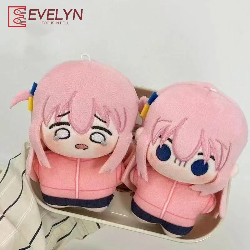 Evelyn 10CM Anime Leuke Katoenen Pop Knuffel Plushie Student Hanger Sleutelhanger Verjaardagscadeau Pluche Pop Decoraction Gift
