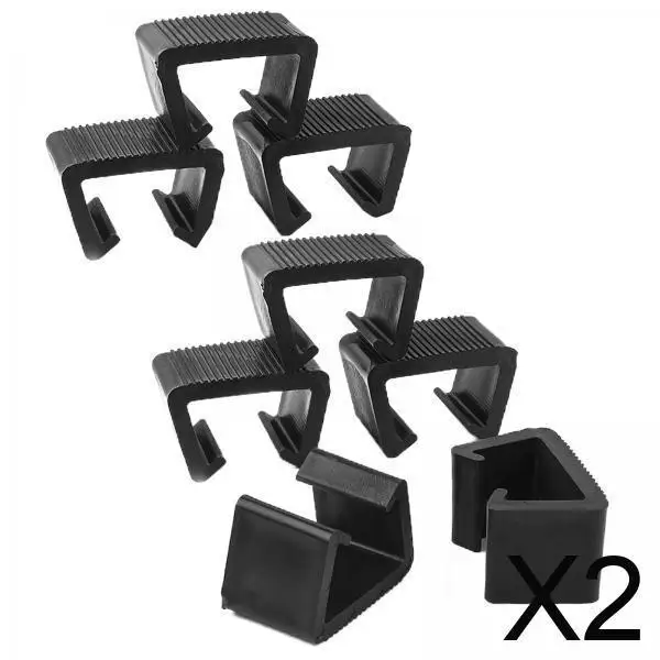 

Patio Furniture Clips ABS Plastic Sectional Sofa Fasteners for Rattan and Wicker Chair Connection and Hold Place