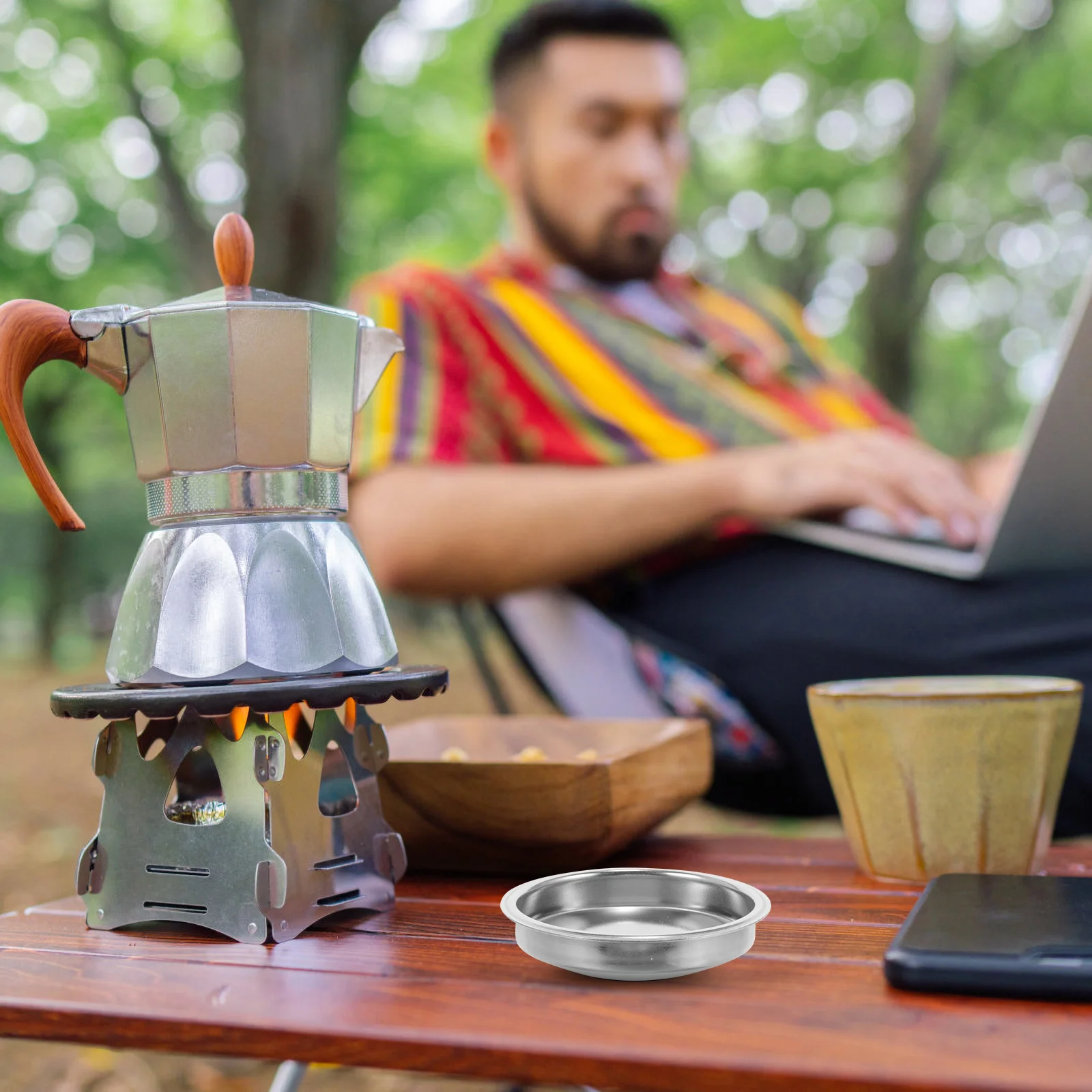 

Coffee Powder Bowl Filters Stainless Steel Filtering Cup Espresso Machine Accessories Maker