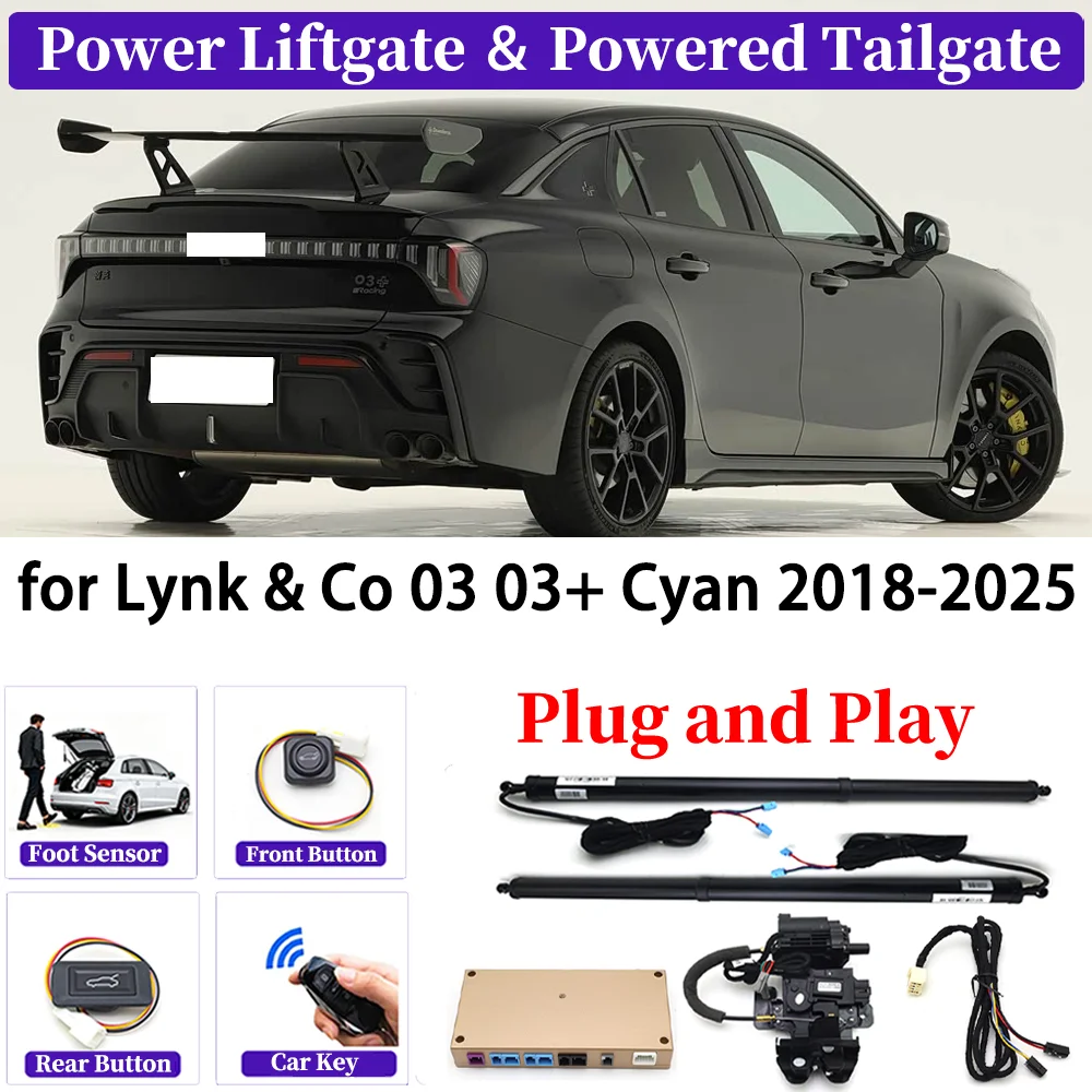 

for Lynk & Co 03 03+ Cyan 2018-2025 OEM Upgrade Car Automatic Power Liftgate Kit Smart Auto Electric Tailgate System Plug＆play