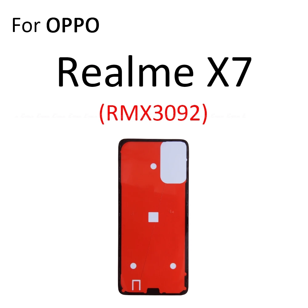 غطاء البطارية الخلفي ملصق خلفي شريط لاصق لاصق لـ OPPO Realme X XT X2 X3 Super Zoom X50 X50m X50Pro X7 Pro Max Ultra 5G #4