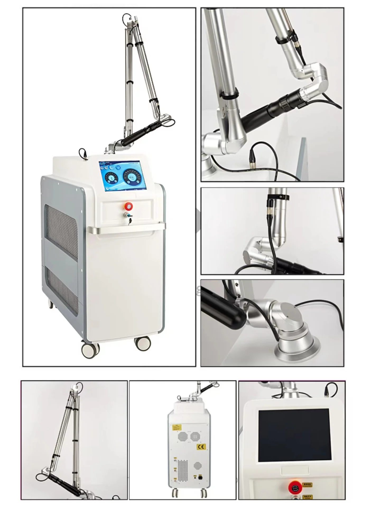 刺青除去用ピコ秒レーザー機,qスイッチ,1064, 532, 755nm,2025