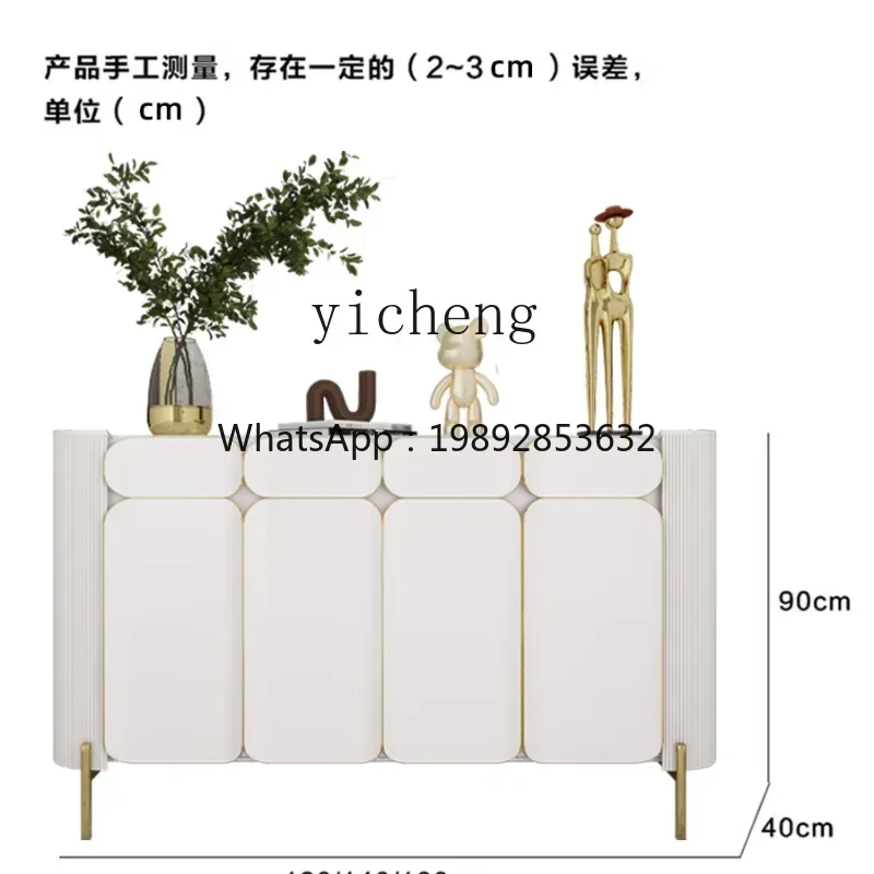 

Affordable Luxury Style Entry Entrance Cabinet Post-Modern Hallway Living Room Simple Storage Light Luxury Shoe Cabinet