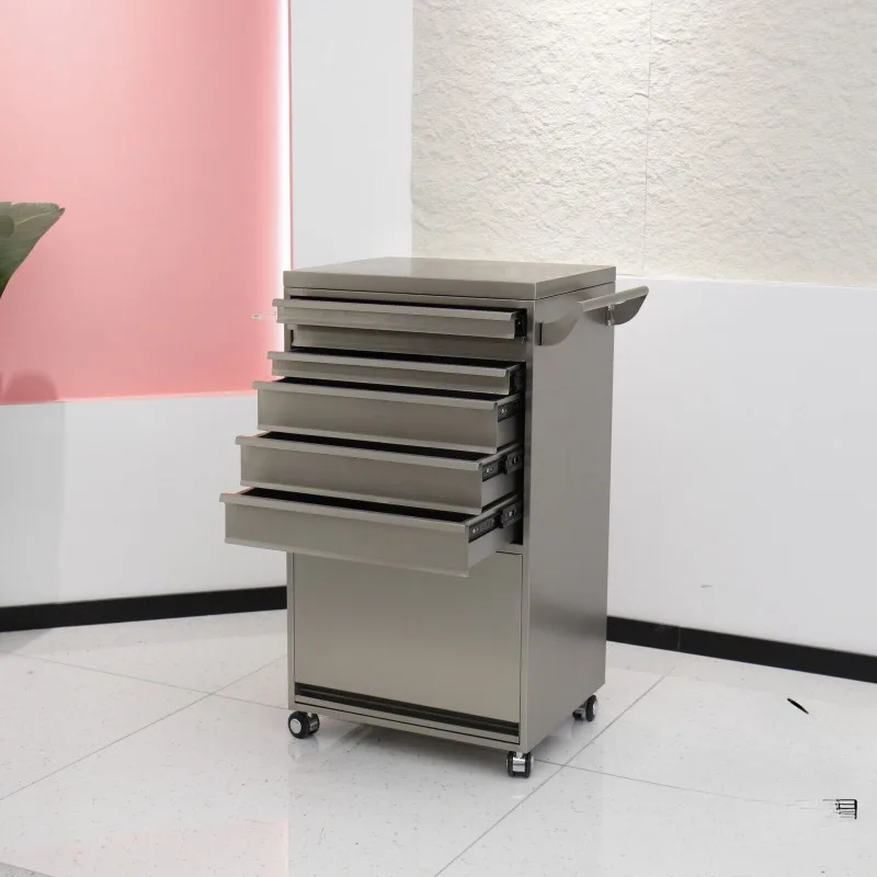 New hair salon cart hair salon special tool cart beauty salon multi-functional rack barber shop bar car storage