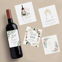 30 customized photo text bottle stickers - personalized decoration and creative gift solutions