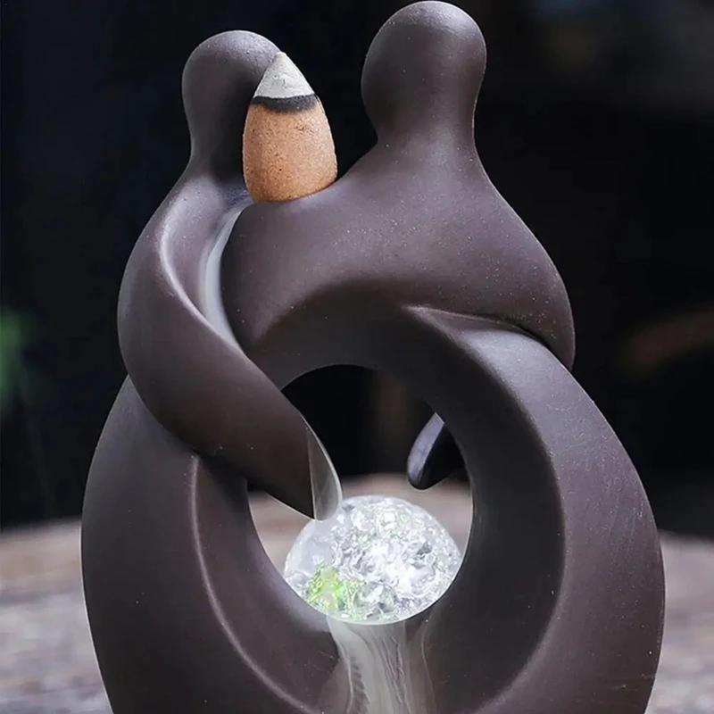 【Berserkk】 Bruciatore di incenso Bruciatore di incenso Porta incenso decorativo per camere da letto Studio di yoga Camere di studio Camere di meditazione