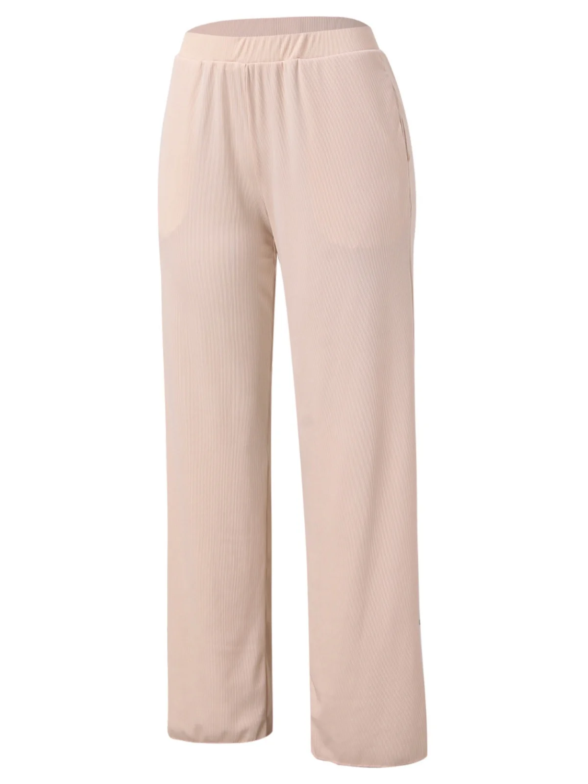 Pantaloni a gamba larga a vita alta da donna Pantaloni casual drappeggiati drappeggiati a pieghe Colore Street Sle Summer Faion