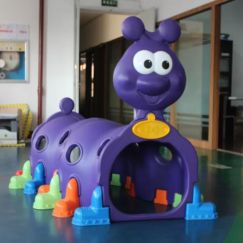 Kindergarten Raupe kriechen Tunnel Zelt Spielzeug Kinder bohren Löcher Spielhaus Indoor Outdoor Cartoon Tiere Zelt Kinder Geschenk