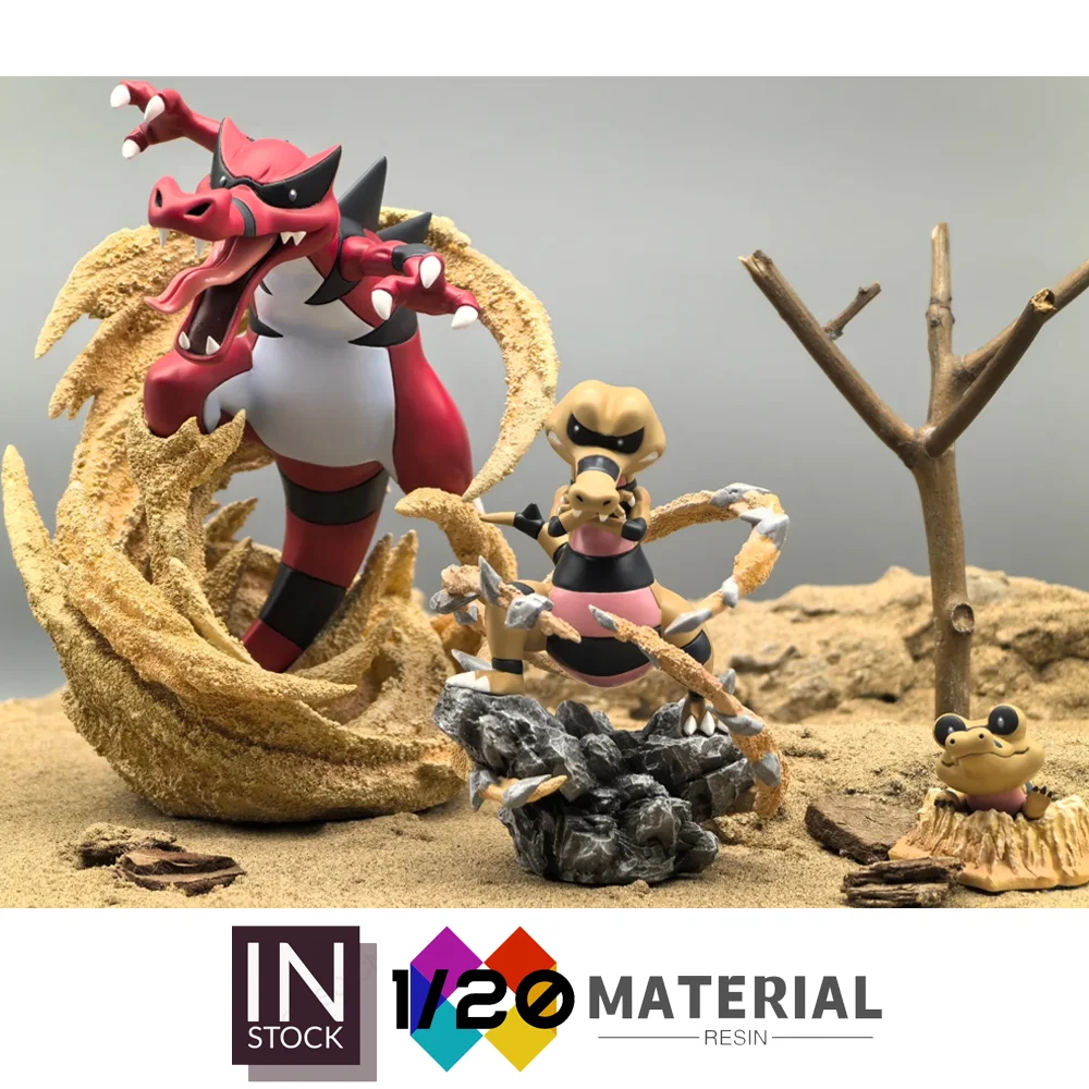 [Auf Lager]1/20 Resin Scale World [PALLET TOWN] – Sandile & Krokorok & Krookodile[Split RE-MENT]