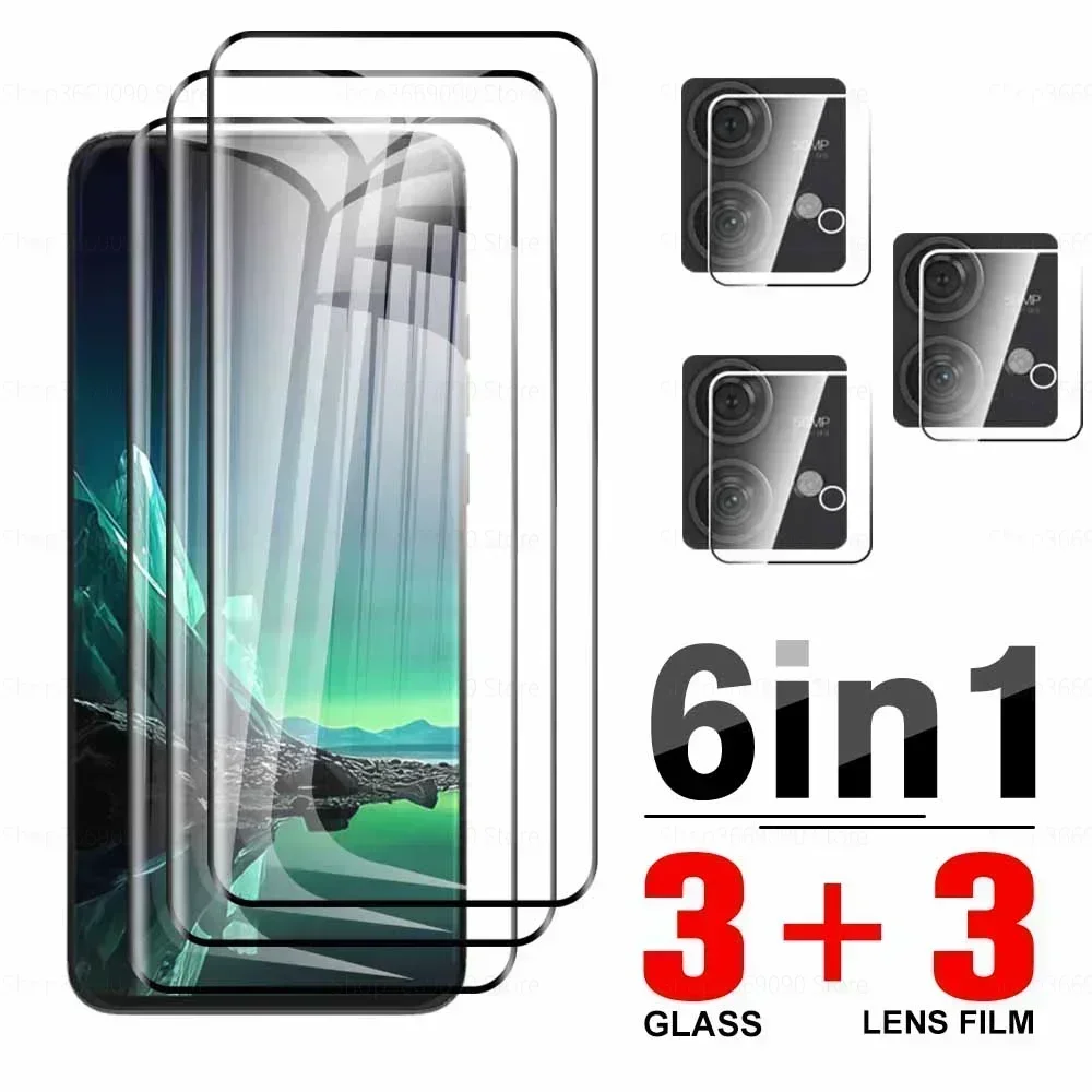 6In1 9D Tempered Glass Screen Protector For Motorola Edge 40 Neo Pro Edge40 40Pro Camera Lens Protective Glass Moto Edge40Neo