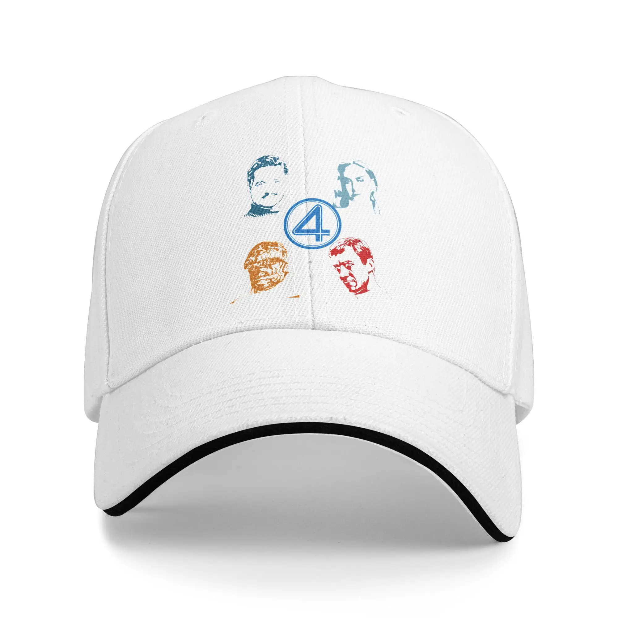 

Summer Casual Baseball Cap Fantastic Four Outdoor Sports Trucker Hat For Women Men Breathable y2k Cute Snapback Cap