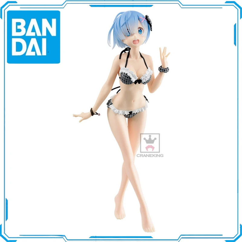 In Stock Original Bandai BANPRESTO EXQ Scenic Series Rem Vol.2 Action Figure Animation Toy Gift Model Collector Anime Genuine