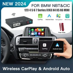 Wireless CarPlay Android AUTO for BMW NBT CIC System 1 2 3 4 5 6 7 Series X1 X3 X4 X5 X6 MINI E60 E84 E70 F26 F25 F10 F11F20 F21