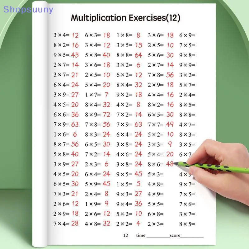 [SU]Multiplication And Division Workbook Math Practice Book Boost Calculation Skills Educational Tool For Brain Development[SU]