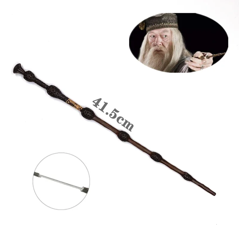 Varinhas mágicas do núcleo do metal, Malfoy, Voldmort, Hermione, Rony, Bellatrix, McGonagall, Potter mágico, Gryffindor Wand Box, 24 estilos