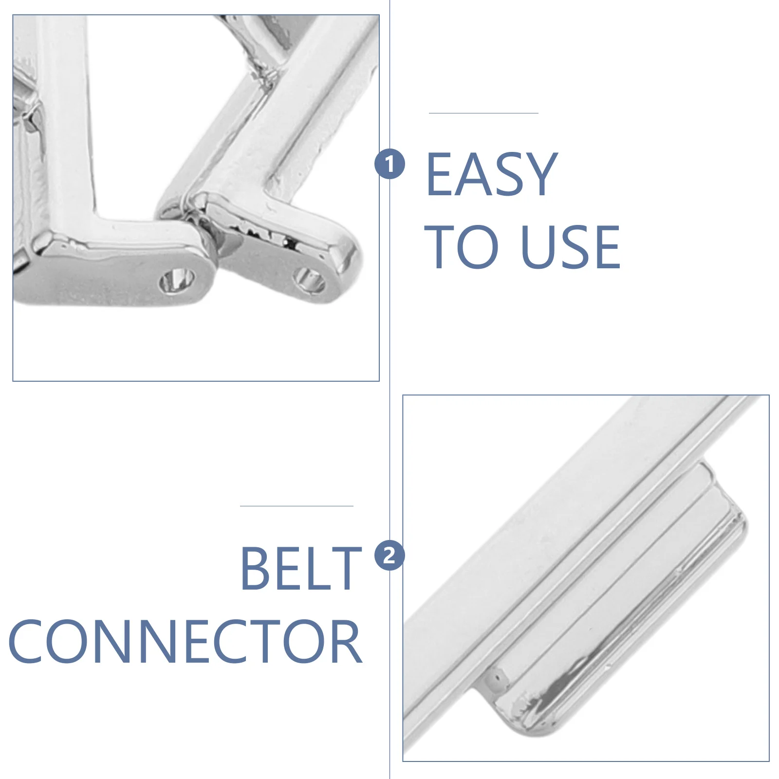 2 個の金属コネクタ時計 FIT 2 20mm ストラップ用簡単に取り付けられる安全な接続時計バンドアダプターパーツ