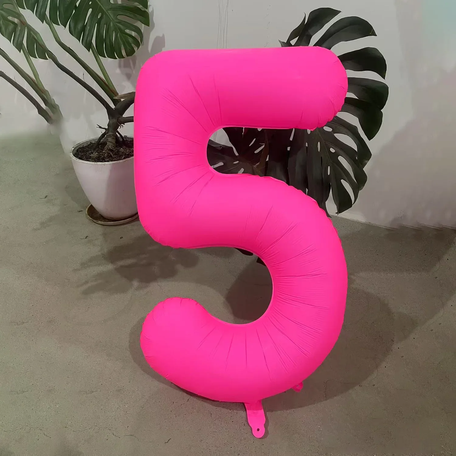 40 Zoll fluoreszierender rosa Zahlenballon 0-9, Dekoration für Erwachsenen-Geburtstagsfeiern, festliche Taufzubehör, Fotografie-Requisite – Detail 7