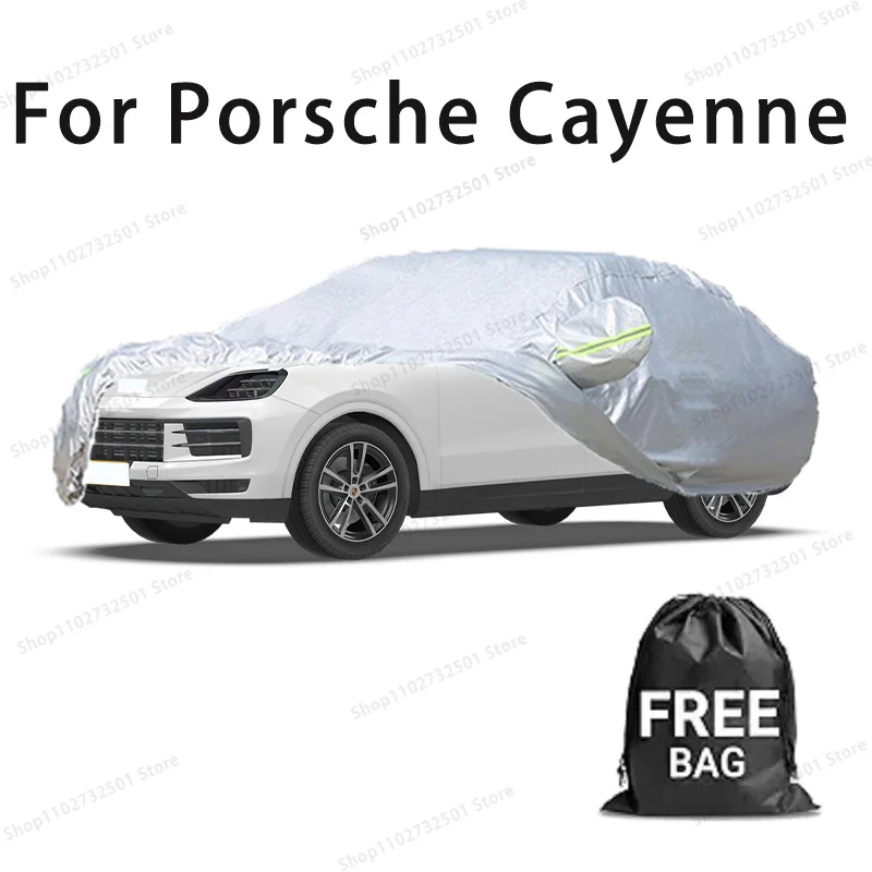 

For Porsche Cayenne Car Cover Full Covers with Reflective Strip Dustproof UV Scratch-Resistant Sunscreen Protective cover