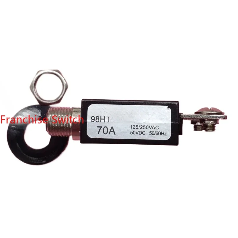 

10PCS 70A overload overcurrent protector, motor protector 98H-70A screw foot