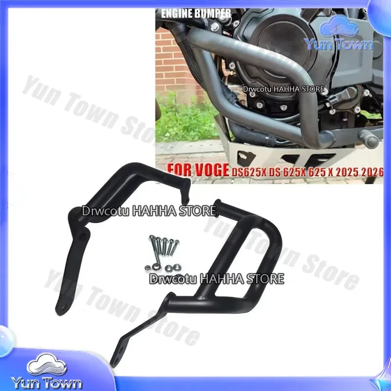 Motorcycle Engine Guard Crash Bar Below Bumper Anti-Fall Protector for LONCIN VOGE DS625X DS 625X 625 X 2025 2026 motorcycle