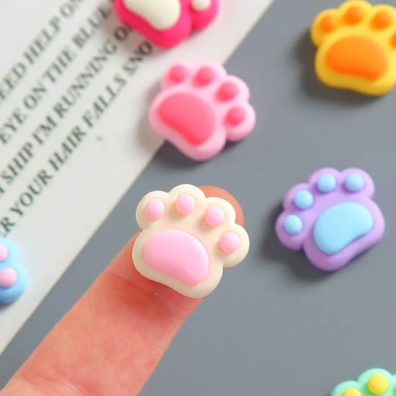 7Pcs Multicolored Cat Claw Refrigerator Home Decor Photo Message Magnet Decoration