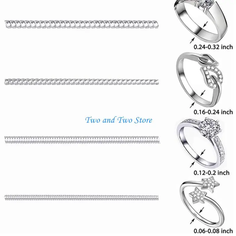 HX6F Adjustable Silicone Ring Size Reducer Guards For Loose Jewelry Comfort Fit Invisible Designs Ring Stabilizer