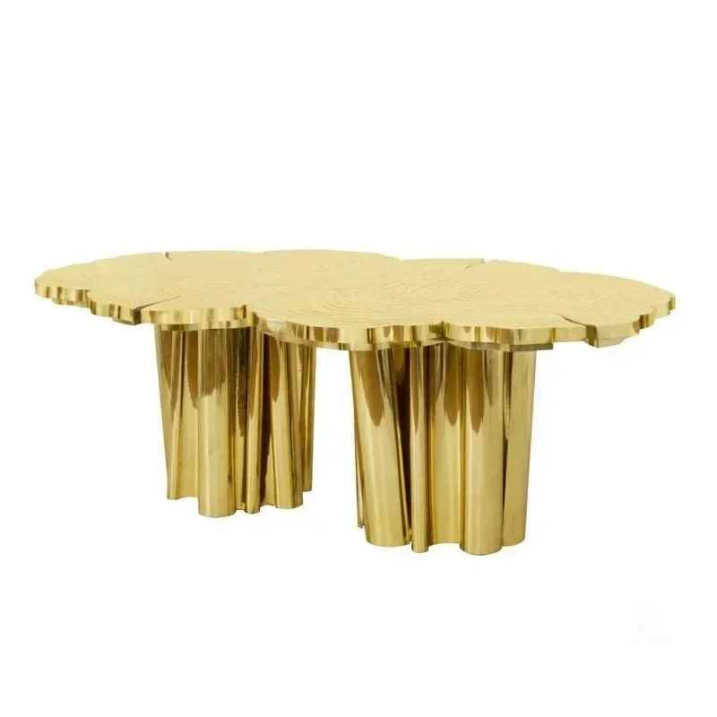 Villa home irregular designer high-end dining table