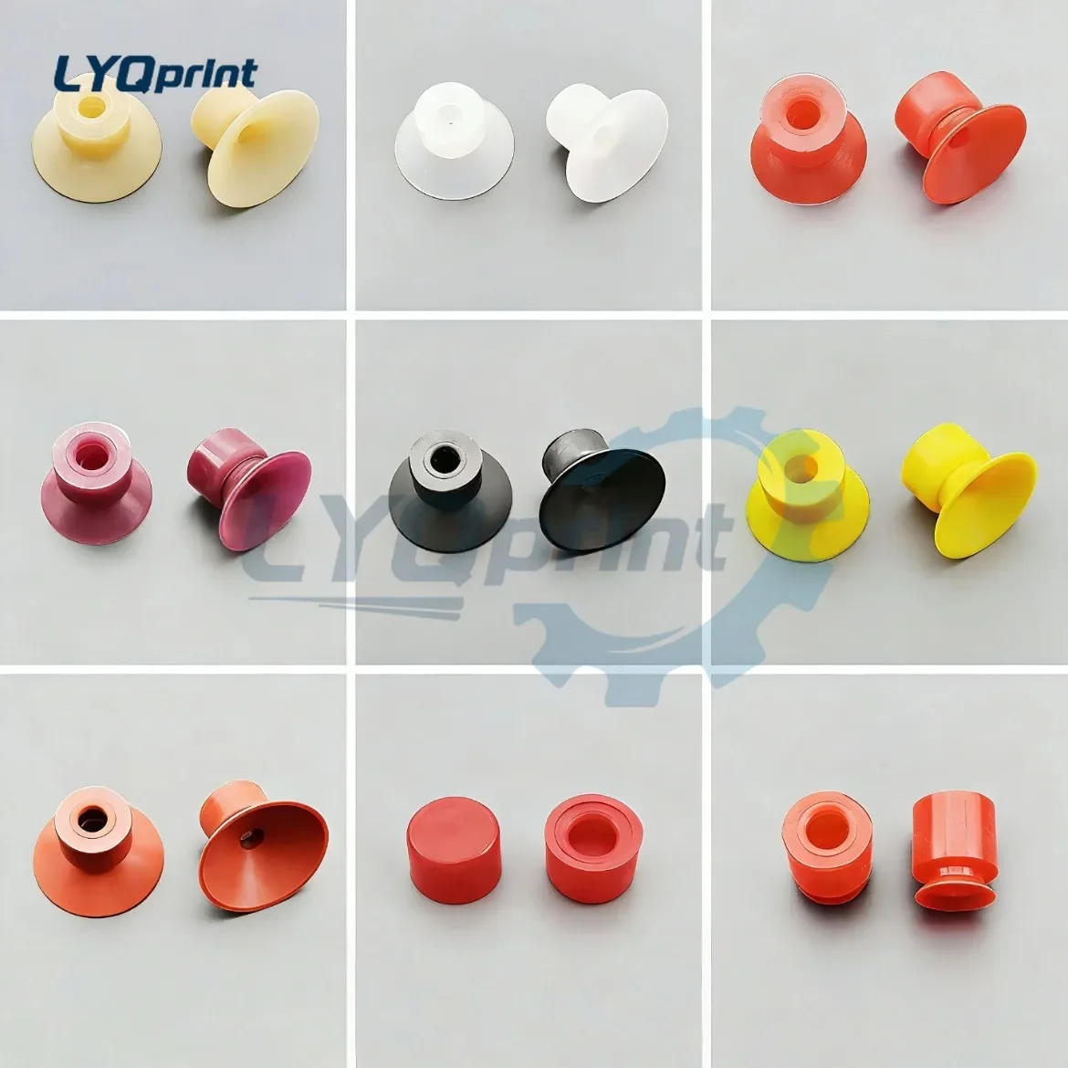 Accurate 100 PCS Thermofastening Binding Machine Martini Rider Binding Dragon Imported Vacuum Nozzle Polyurethane Vacuum Nozzle